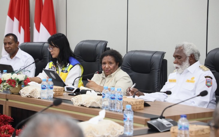 Wamendagri Ribka Haluk Kawal Usulan Pembangungan KPP Empat DOB Papua Masuk PSN