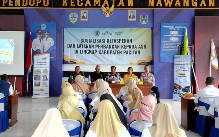 TNI Dukung Bank Mandiri Taspen Gelar Sosialisasi Katespen Dorong Persiapan Pensiun Para ASN