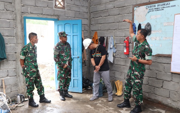 Dandim 0807 Tinjau KDKMP Bantengan dan Tanggulwelahan