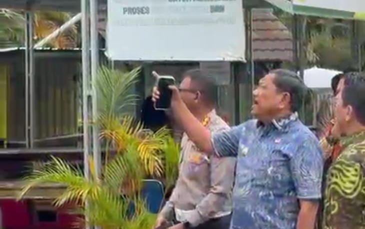 Wakil Gubernur Bengkulu Mian bersama Direktur Lalu Lintas Polda Bengkulu Kombes Pol Sudarno, didampingi Kepala Bapenda Provinsi Bengkulu Hadianto, Kamis (22/1)