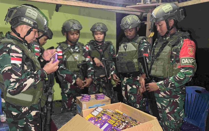 Petasan ilegal di perbatasan 