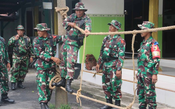Latihan Lator Apter 2026 Prajurit Kodim 0803/Madiun, Kamis (22/1)