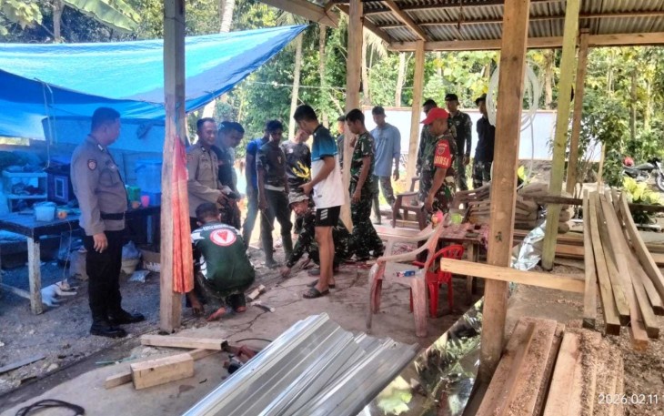 Pengerjaan sasaran fisik RTLH
