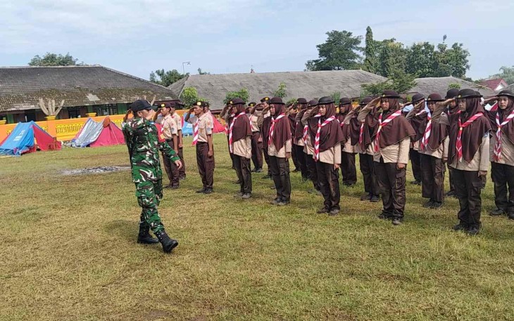 Pelatihan PBB siswa di wilayah desa binaan 