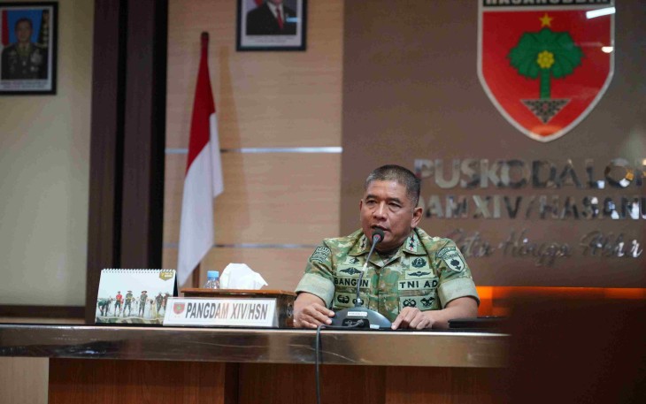 Pangdam XIV/Hsn Mayjen TNI Bangun Nawoko