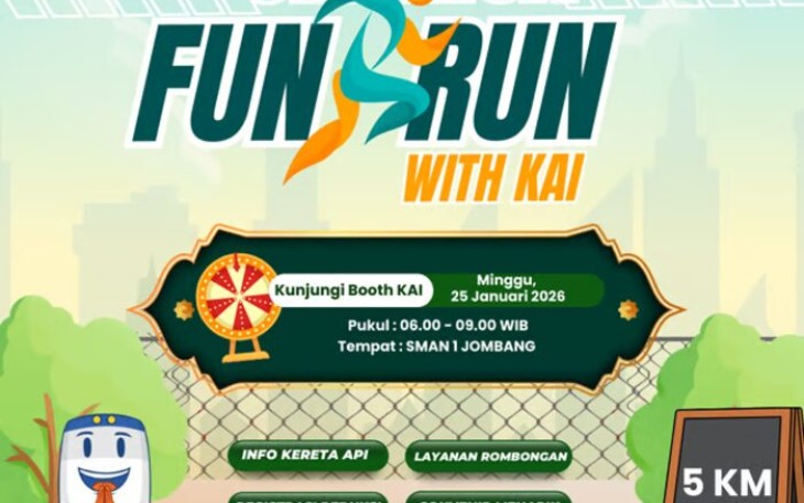 Event “Smansa Fun Run With KAI” di Kota Jombang
