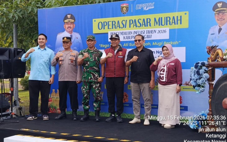 Launching Gerakan Pasar Murah Jelang Ramadhan di Kabupaten Ngawi 