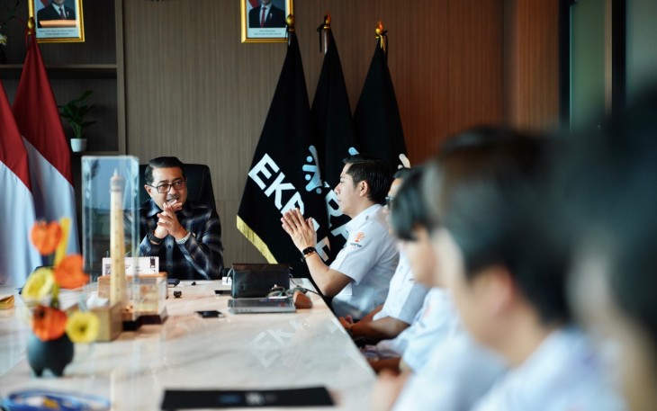 Menteri Ekonomi Kreatif, Teuku Riefky Harsya, menerima audiensi Forum Ekonomi Kreatif Banten (FEKRAF Banten) di Kantor Kementerian Ekraf, Jakarta, Senin (23/2/2026)