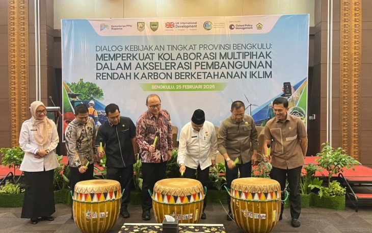 Pemprov Bengkulu–Bappenas Perkuat Kolaborasi Multipihak untuk Percepat Pembangunan Rendah Karbon dan Tangguh Iklim/Foto : MC 