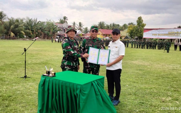 Penutupan TMMD ke-127 Kodim 1423/Soppeng, Rabu (11/3)