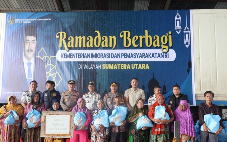 Kemenimipas Ramadan Berbagi Warga Gabion Belawan