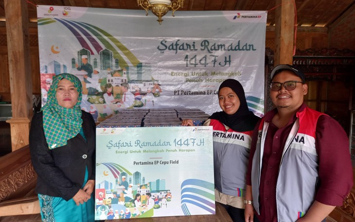 Pertamina EP Cepu Field dan Pertamina EP Cepu ADK  menyalurkan bantuan paket sembako kepada warga di 3 Kabupaten Blora,  Tuban dan Bojonegoro