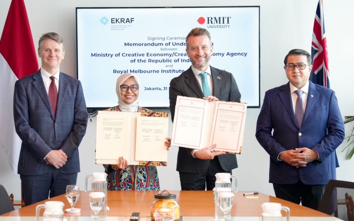 Pemerintah Perkuat SDM Ekonomi Kreatif Lewat Kerja Sama dengan RMIT University