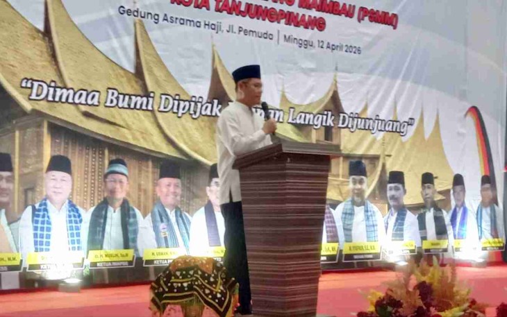Perserikatan Sosial Minang Maimbau (PSMM) Tanjungpinang menggelar kegiatan halal bihalal di Gedung Asrama Haji Tanjungpinang, Minggu (12/4/2026) malam