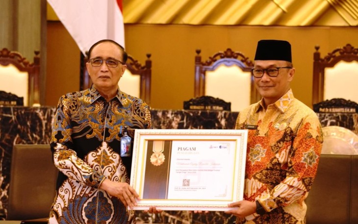 Ketua MA Prof Sunarto bersama Kepala BKN Prof Zudan Arif di Jakarta