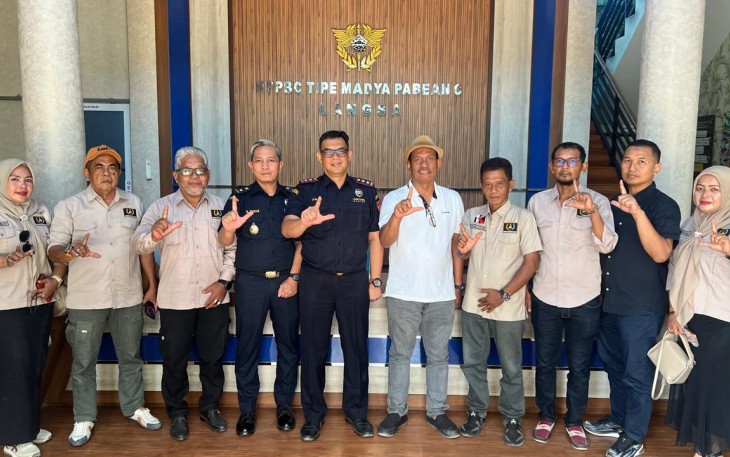 Bea Cukai Langsa Terima Audiensi Persatuan Wartawan Langsa