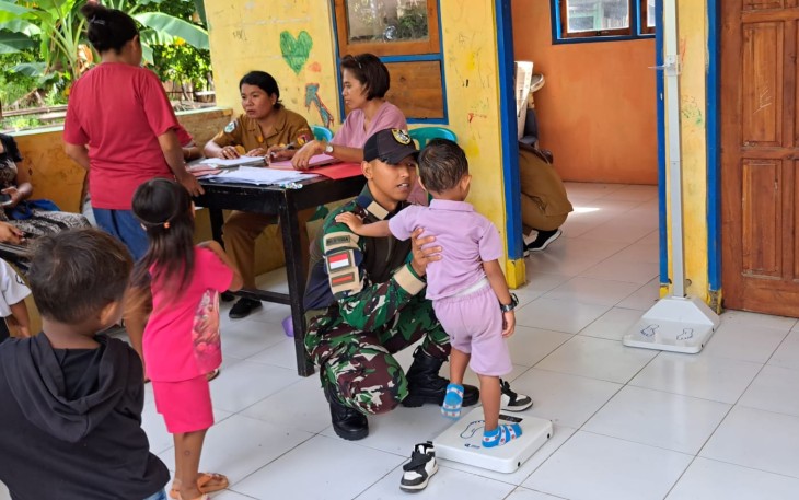 Posyandu balita di perbatasan