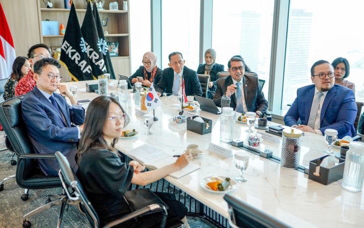Pertemuan Menteri Ekraf–Dubes Korsel Bahas Kemitraan Strategis Komprehensif Khusus