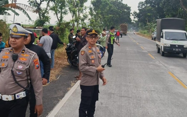 Polres Lumajang Bubarkan Balap Liar di JLS Pasirian
