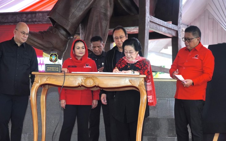 Peresmian renovasi Istana Gebang oleh Presiden ke-5 RI Megawati Soekarnoputri, Senin (15/6/2026)