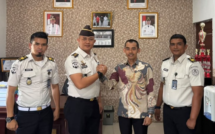 Plt Kepala Lapas Narkotika Langkat Silaturahmi dan Koordinasi dengan Camat Hinai