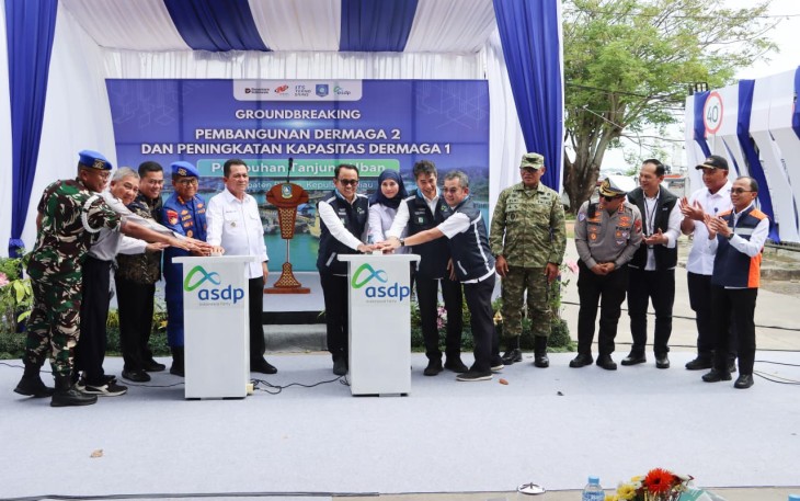 Sekda Bintan Hadiri Groundbreaking Pembangunan Dermaga 2 Pelabuhan ASDP Tanjung Uban