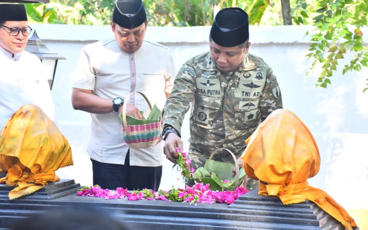 Menapak Jejak Pendiri Kota, Dandim dan Forkopimda Ziarah Sambut HUT ke-108 Kota Madiun