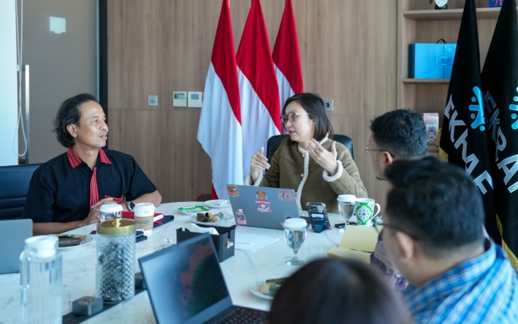 Wakil Menteri Ekonomi Kreatif, Irene Umar, menerima audiensi Freemantle Indonesia membahas potensi penyelenggaraan ajang pencarian bakat Asia’s Got Talent di Indonesia, Jakarta, Kamis (18/6/2026)