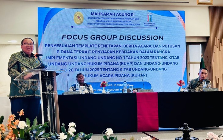 MA Finalisasi Ratusan Instrumen Administrasi dan Teknis Perkara Pidana
