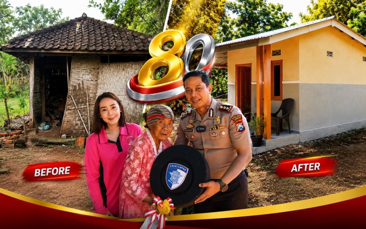 Polres Sumenep Resmikan Bedah Rumah Warga Tak Layak Huni, Wujud Kepedulian Polri di Hari Bhayangkara Ke-80