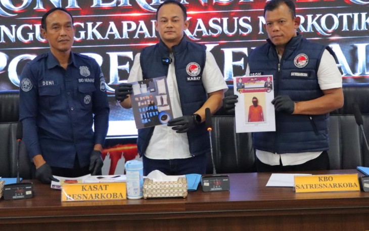 Satresnarkoba Polres Kendal Gagalkan Peredaran 50 Gram Sabu di Cepiring