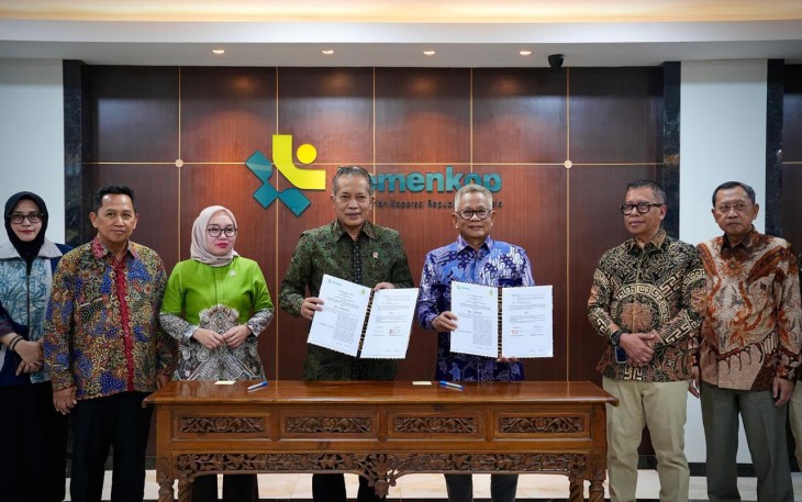 Kemenkop MoU PT Agrinas Palma Nusantara (Persero) di Jakarta. Kamis (2/7)