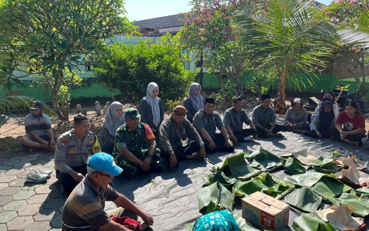 Babinsa Hadiri Tasyakuran Bersih Desa Demangan