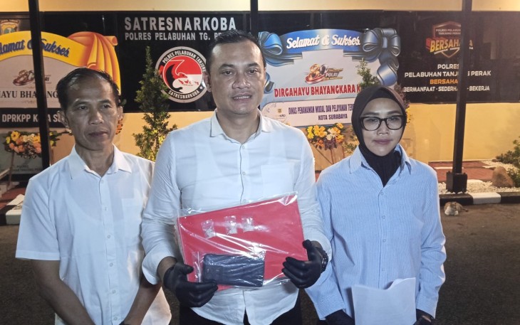 Kasatresnarkoba Polres Pelabuhan Tanjungperak AKP Adik Agus Putrawan