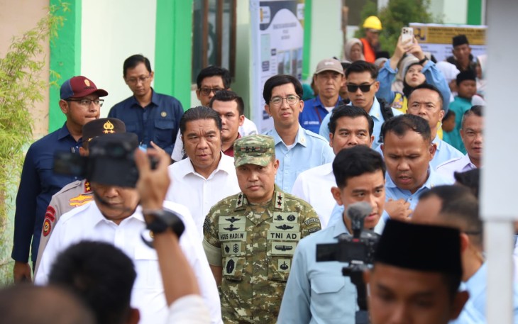 Wapres Gibran saat melakukan Kunker ke Rokan Hilir dengan di dampingi Pangdam XIX/TT bersama unsur forkopimda dan pemerintah daerah