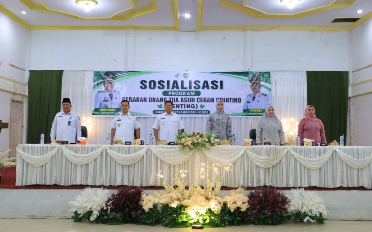 Bupati Pasaman buka Sosialisasi Program Gerakan Orang Tua Asuh Cegah Stunting