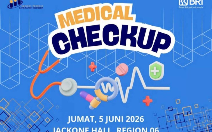 SP BRI Region 6 Gelar MCU untuk 100 Pekerja