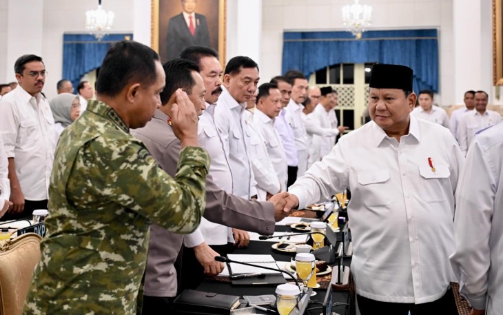 Panglima TNI saat Hadiri Sidang Kabinet Paripurna Dipimpin Presiden RI