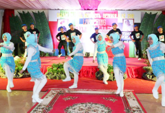 Senam Malabero dilakukan para pelajar Kota Bengkulu
