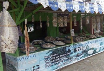 Pondok Ikan Kering di Kelurahan Malabero, Kota Bengkulu