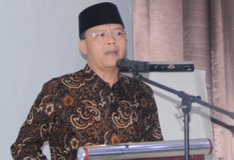 Wagub Rohidin, saat membuka acara Rapat Koordinasi Daerah (Rakorda) Kesbangpol Provinsi Bengkulu, di Bengkulu, Jumat (21/4) malam.