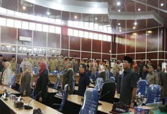 DPRD Kota Gelar Paripurna Bahas Tiga Raperda, Selasa (11/4).