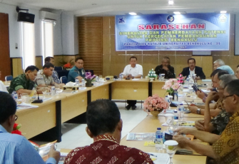 Acara Forum Discussion Group (FGD), di Gedung Rektorat UNIB, Rabu (24/5).