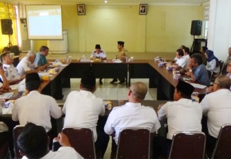 Rapat koordinasi  rencana operasi angkutan lebaran 2017.