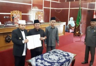 Paripurna DPRD Kota Bengkulu Menyepakati KUA PPAS Kota Bengkulu 2018