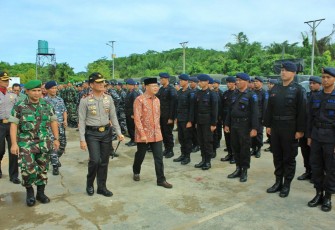 Apel gelar pasukan dan peralatan dalam rangka penanggulangan bencana gempa bumi-tsunami Provinsi Bengkulu tahun 2017 II