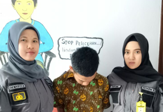 BP saat diamankan Kanit PPA Reskrim Polres Rejang Lebong