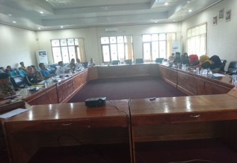 Dewan Kota saat hearing bersama Disperindag, Dinas Lingkungan Hidup (DLH) dan Dinas Perhubungan.