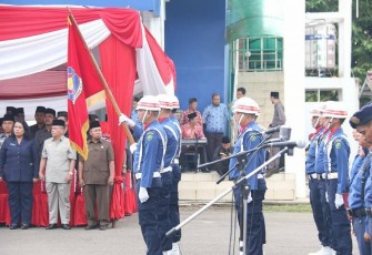 Peringatan HUT Damkar ke-99 digelar di Lapangan Kantor Wali Kota Bengkulu