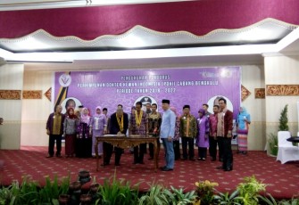 Pengukuhan PDHI Cabang Bengkulu  